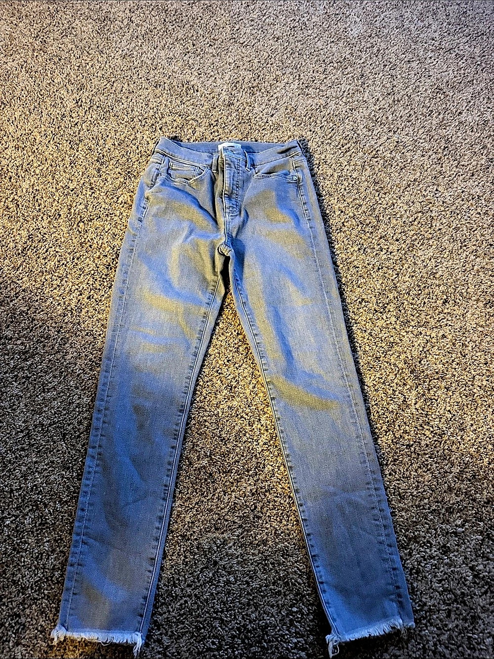 LOFT Skinny Ankle Jeans Waist 27 Blue